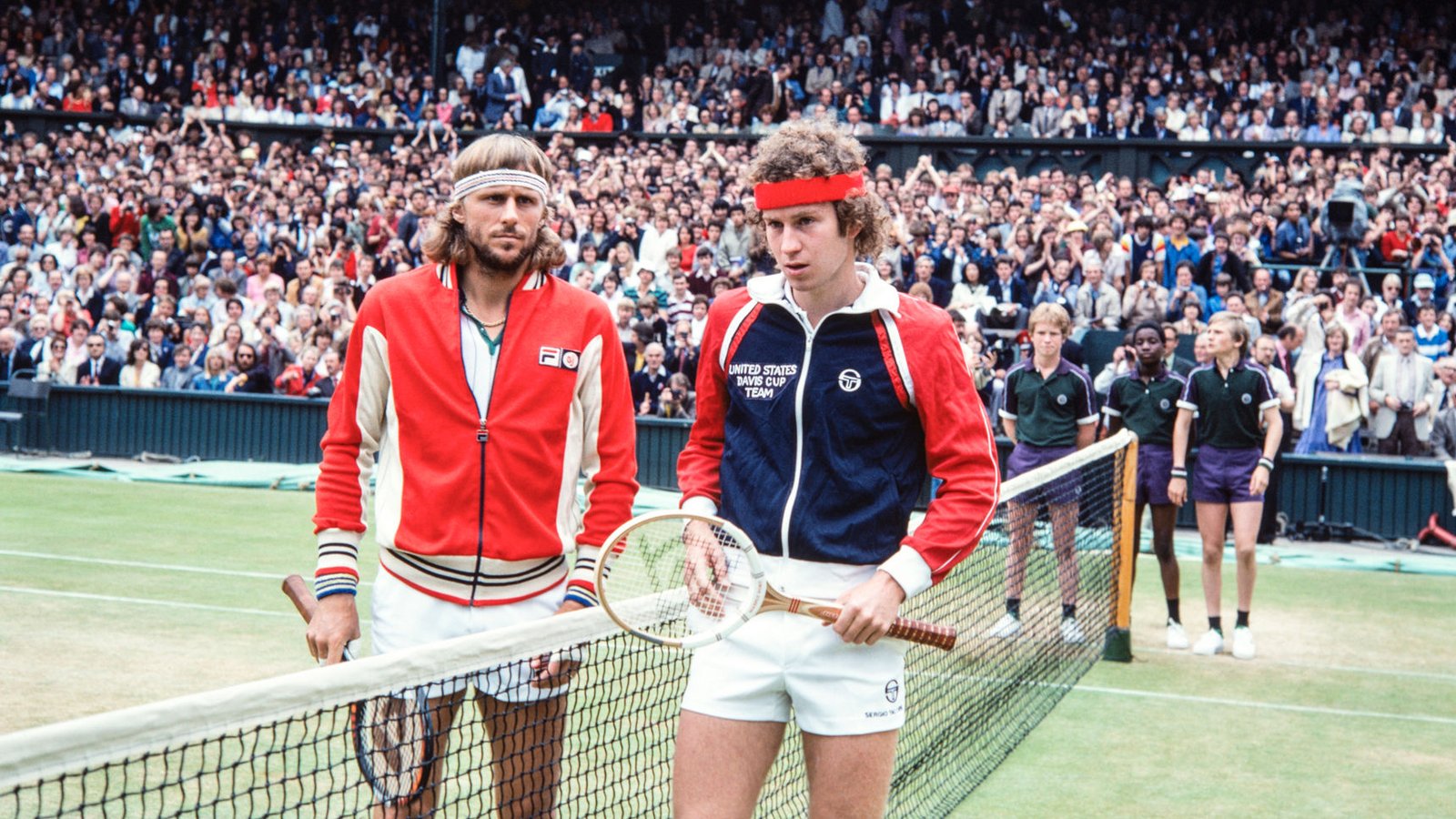 Bjorn Borg i John McEnroe pred finale Wimbledona
